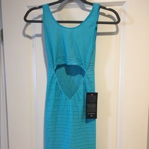 Bebe Turquoise Bodycon Dress